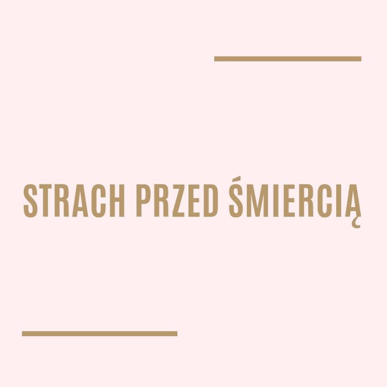 Strach przed śmiercią