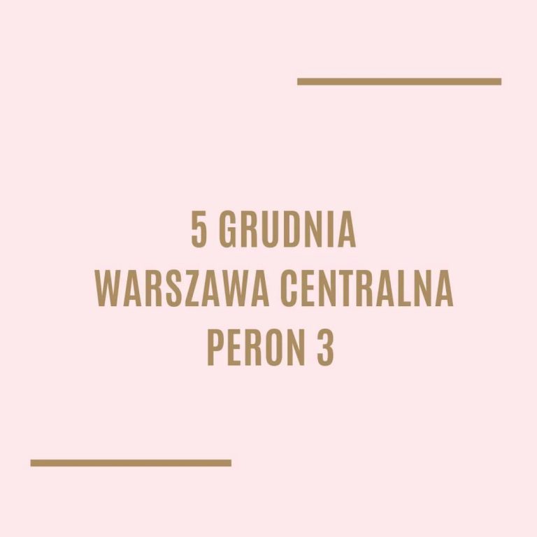 5 grudnia, Warszawa Centralna, peron 3