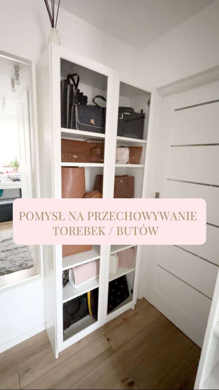 Pomysł na przechowywanie torebek/butów