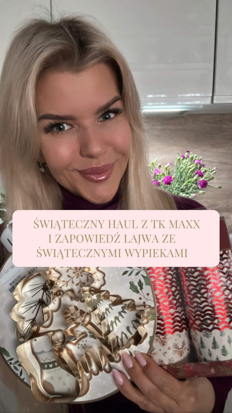 Świąteczny haul z TK Maxx i zapowiedź lajwa ze świątecznymi wypiekami