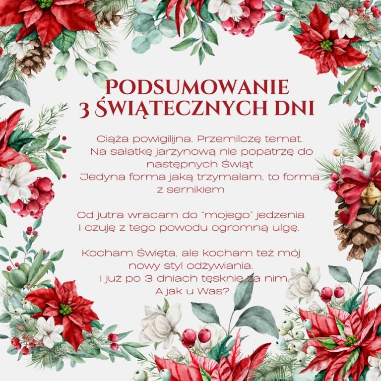 Podsumowanie 3 świątecznych dni