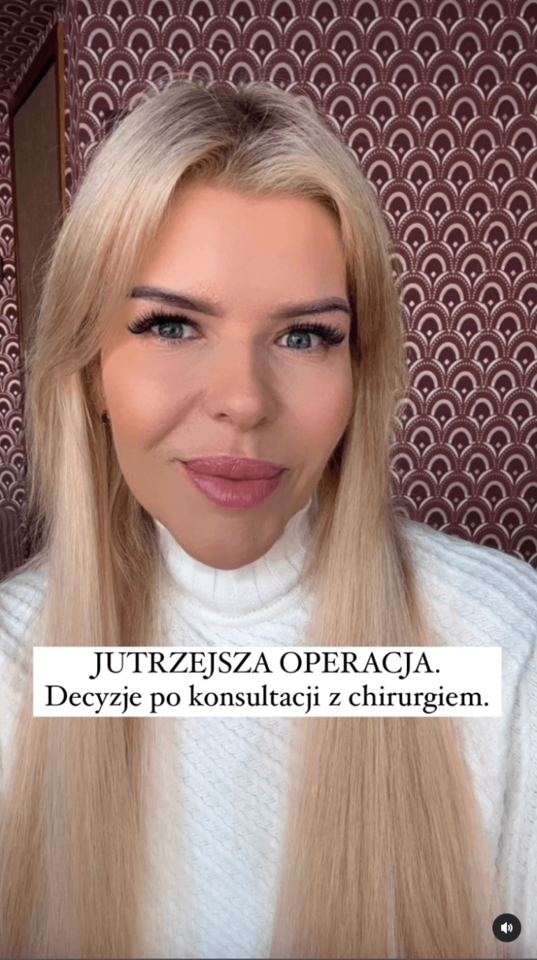 Jutrzejsza operacja. Decyzja po konsultacji z chirurgiem