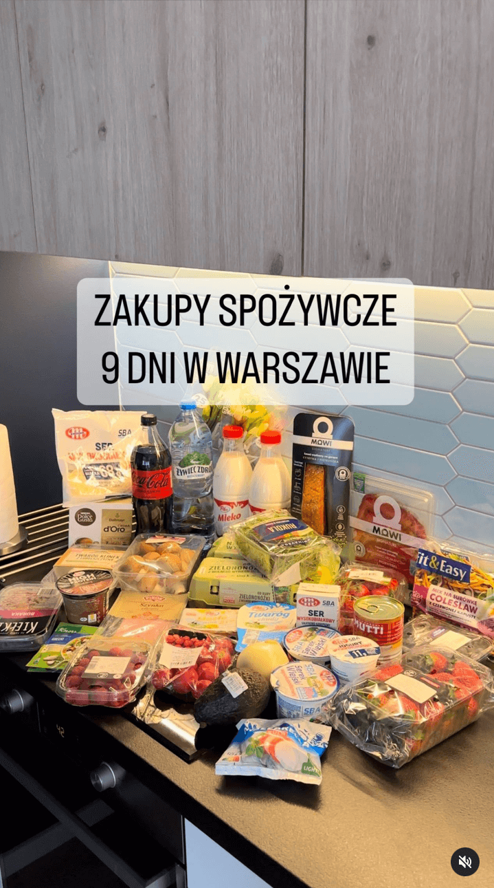 Zakupy spożywcze – 9 dni w Warszawie