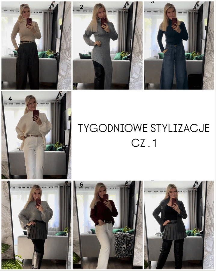 Tygodniowe stylizacje cz. 1