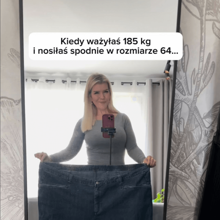 Kiedy ważyłaś 185 kg i nosiłaś spodnie w rozmiarze 64…