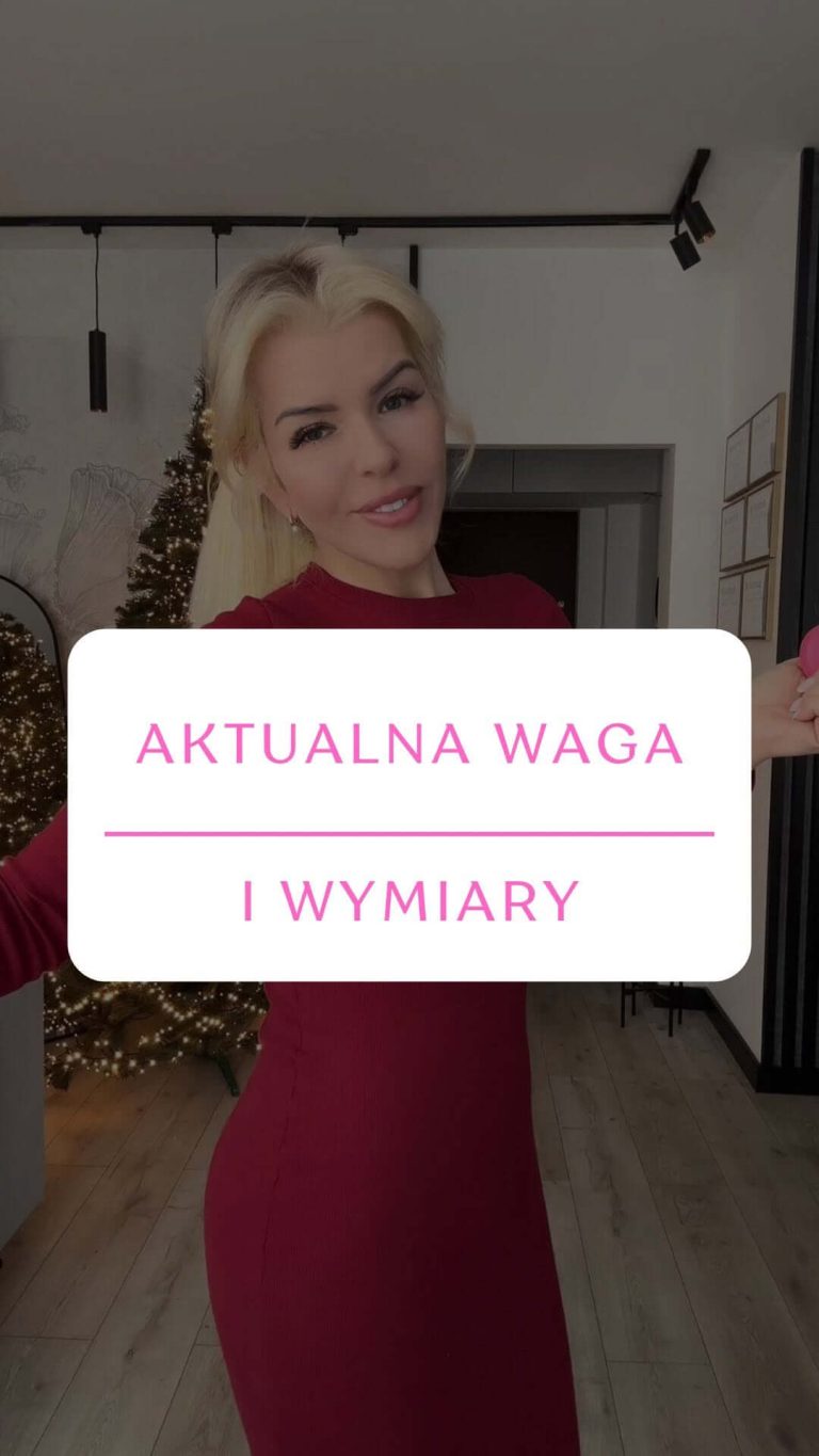 Aktualna waga i wymiary