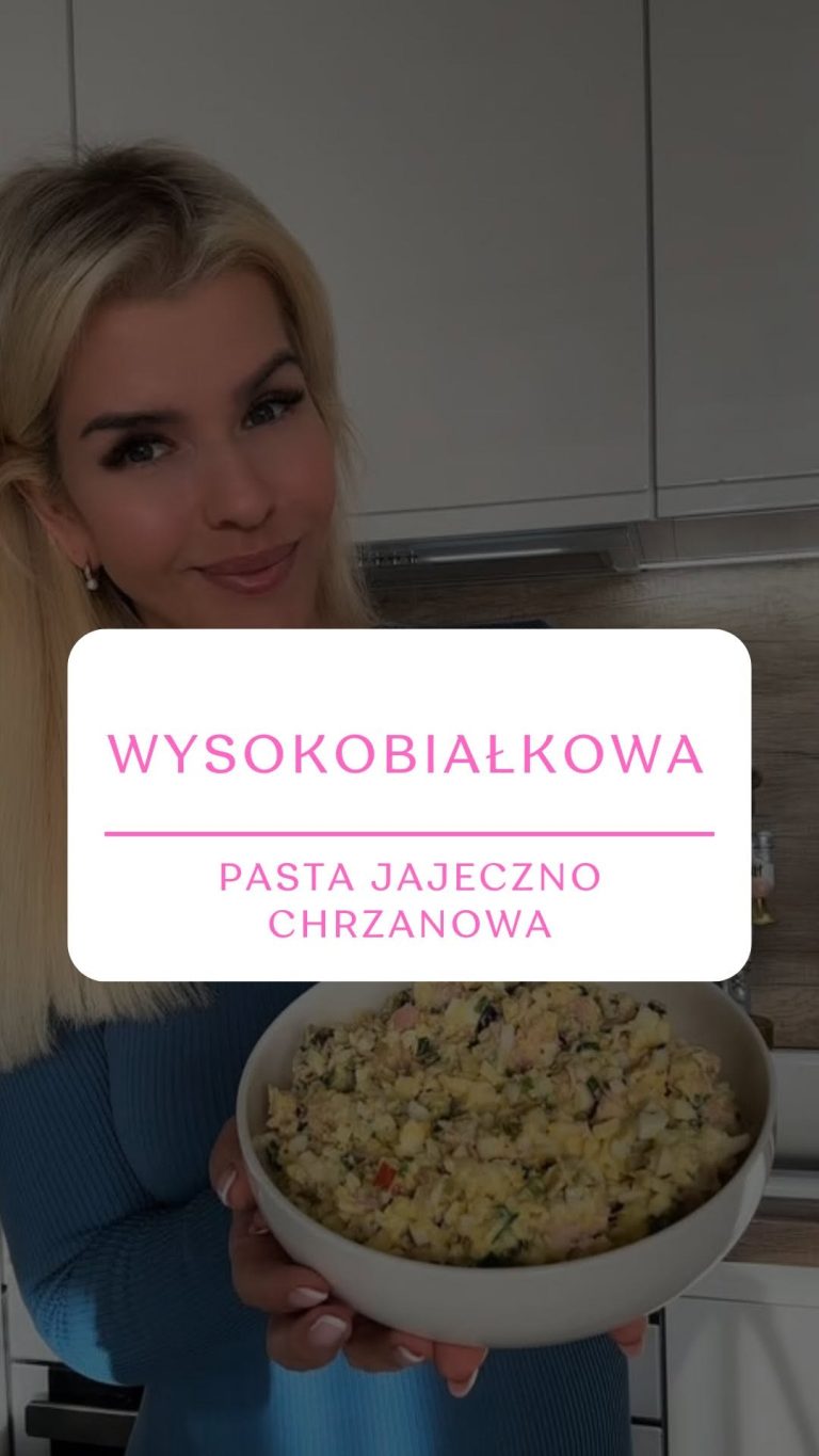Wysokobiałkowa pasta jajeczno chrzanowa