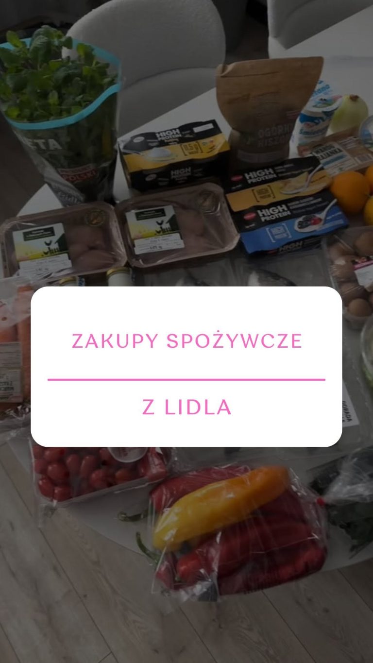 Zakupy spożywcze z Lidla