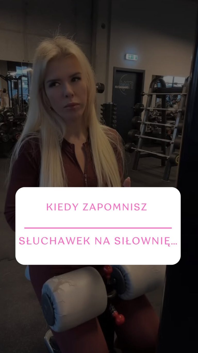 Kiedy zapomnisz słuchawek na siłownię…