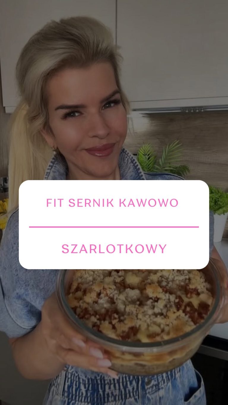 Fit sernik a’la kawowy jabłecznik