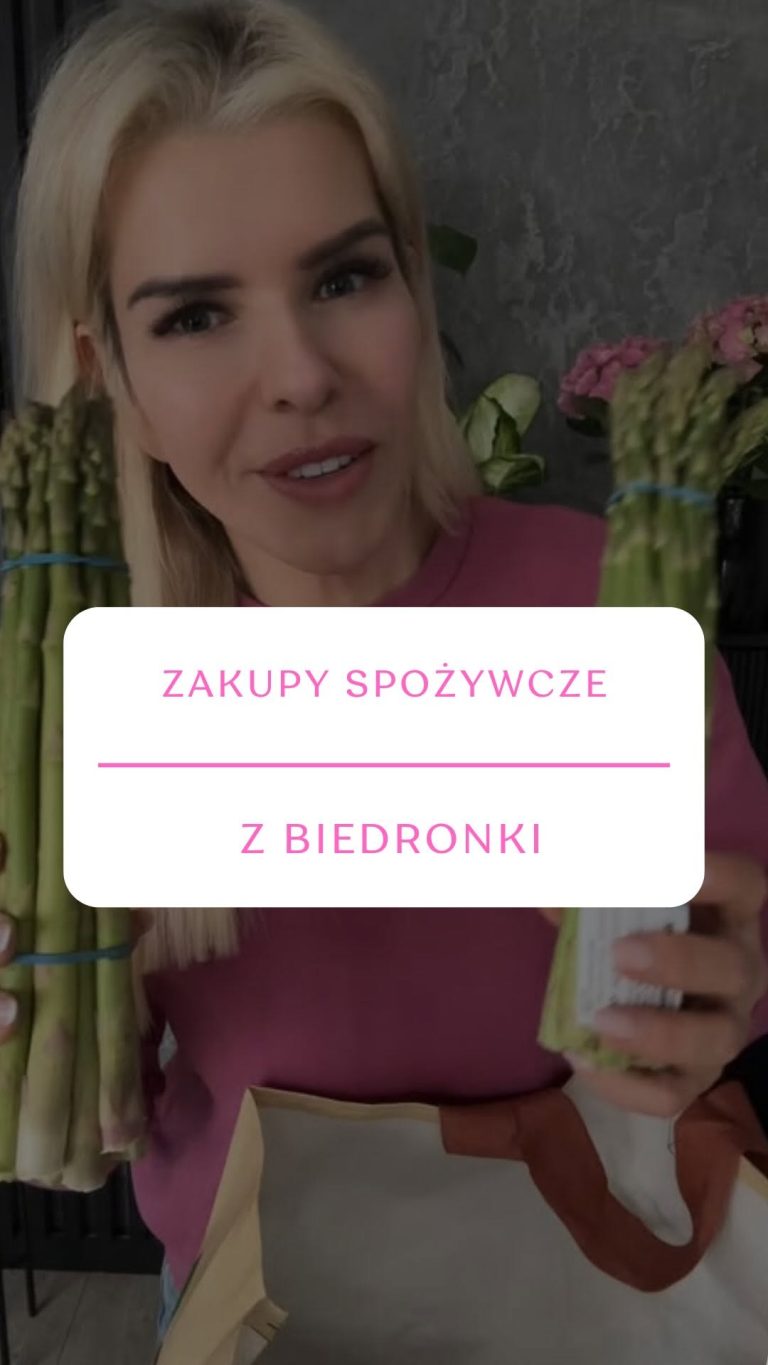 Zakupy spożywcze z Biedronki