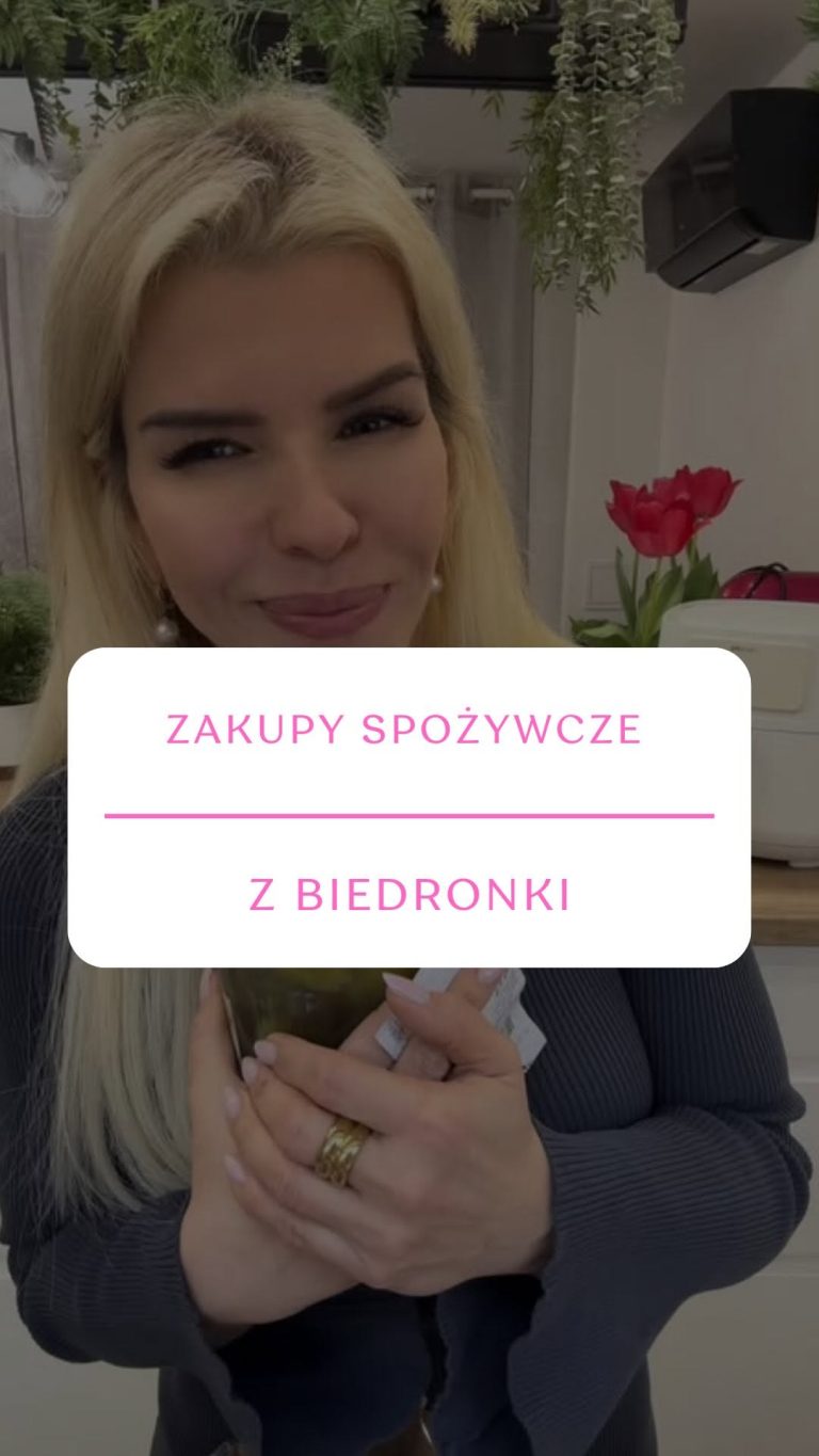 Zakupy spożywcze z Biedronki