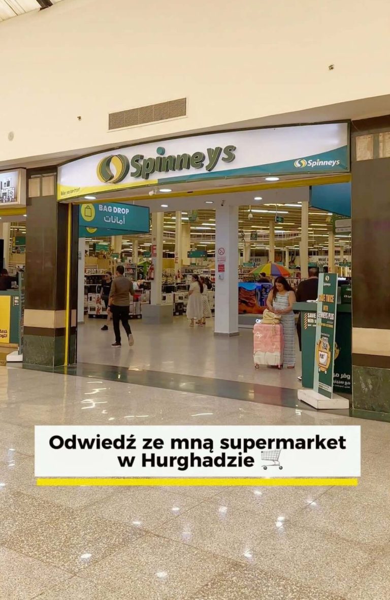 Odwiedź ze mną supermarket w Hurghadzie